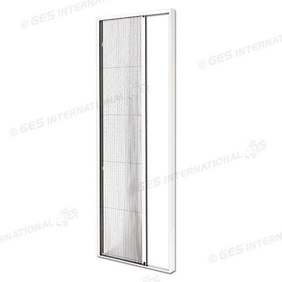 Immagine di Zanzariere plissettate con telaio in alluminio per porte