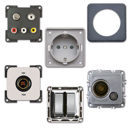 Picture for category Indoor sockets, switches and buttons