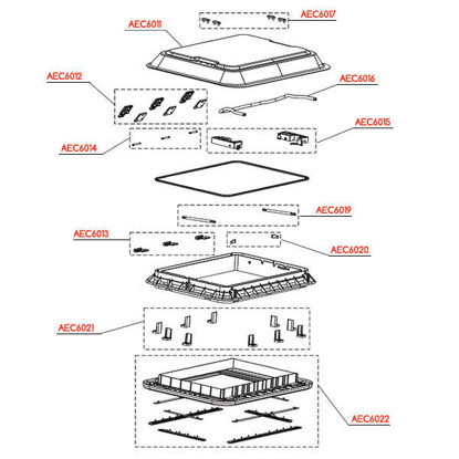 Immagine di Esploso ExtraVent 50 x 70
