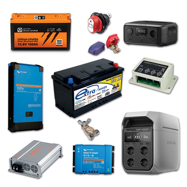 Batterien und Kraftwerke